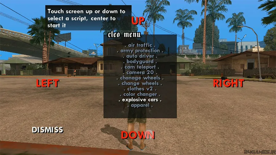 آموزش رمز زدن در بازی GTA SA اندروید، نرم افزار سلو (cleo)